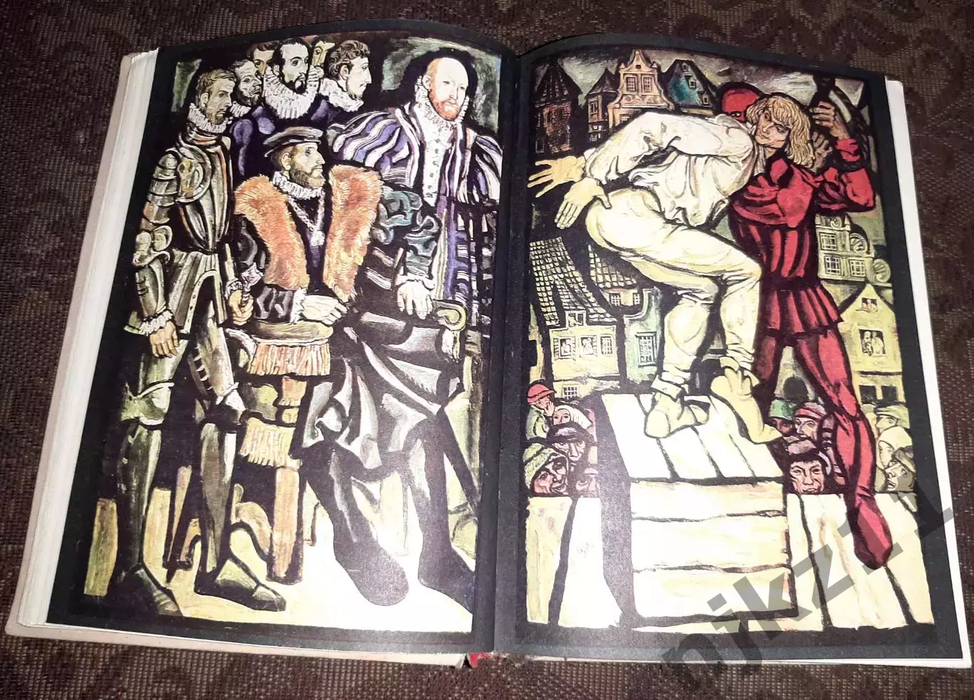 Костер, Шарль Де Легенда об Уленшпигеле и Ламме Гудзаке 1972г много цветных рису 3