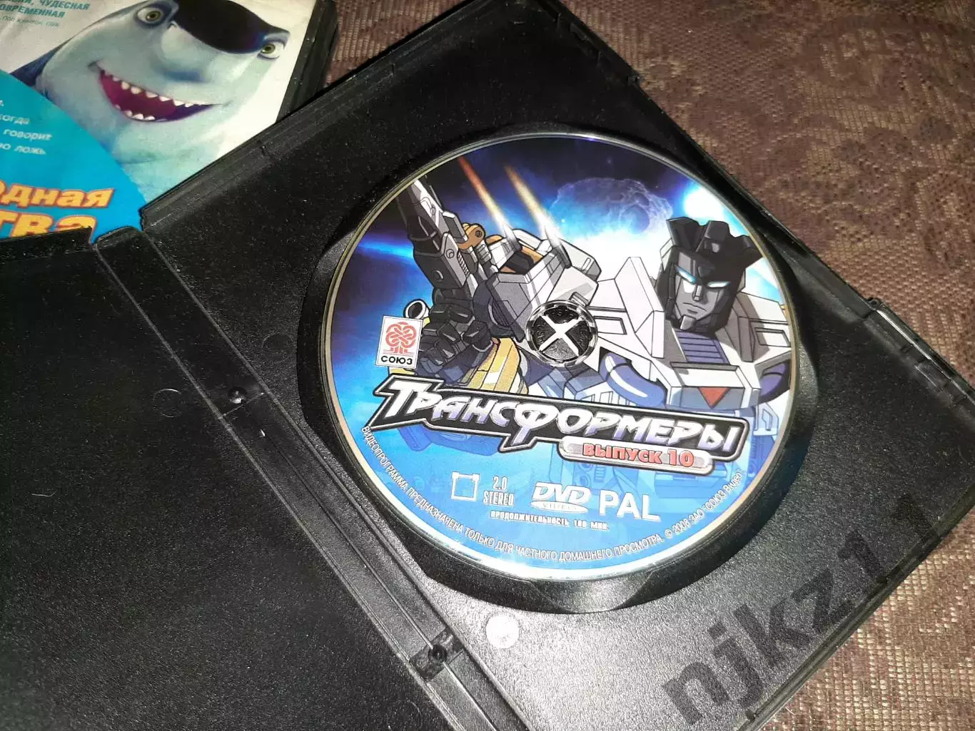 2 dvd мульфильмы для детей Подводная братва и Трансформеры 4