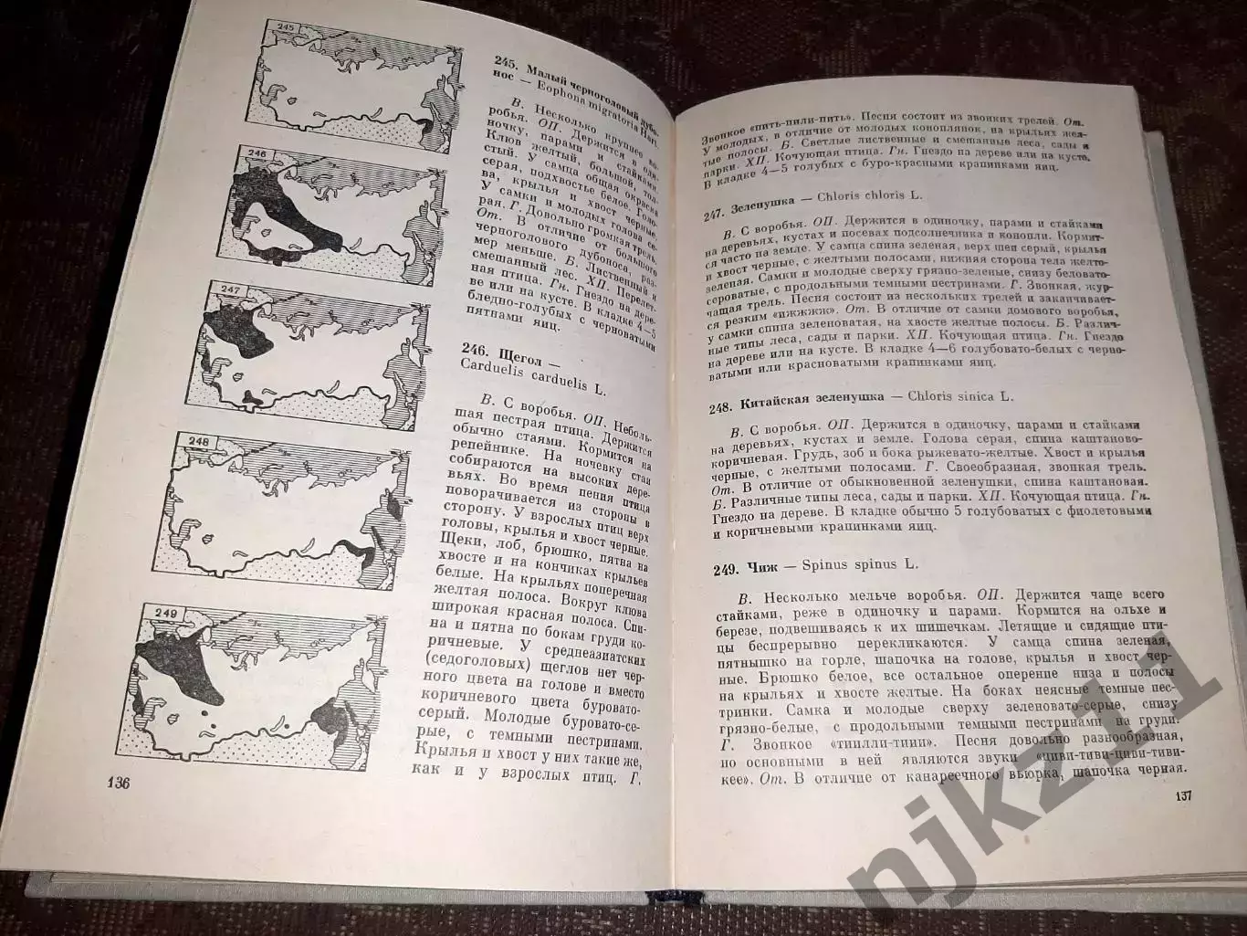 Беме Р.Л., Кузнецов А.А. Птицы лесов и гор СССР. Полевой определитель. 1981 3