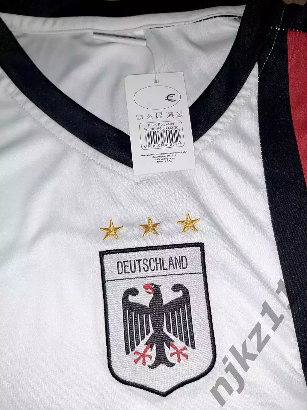 Футболка сборной Германии XL 100% полиэстер с биркой новая 2