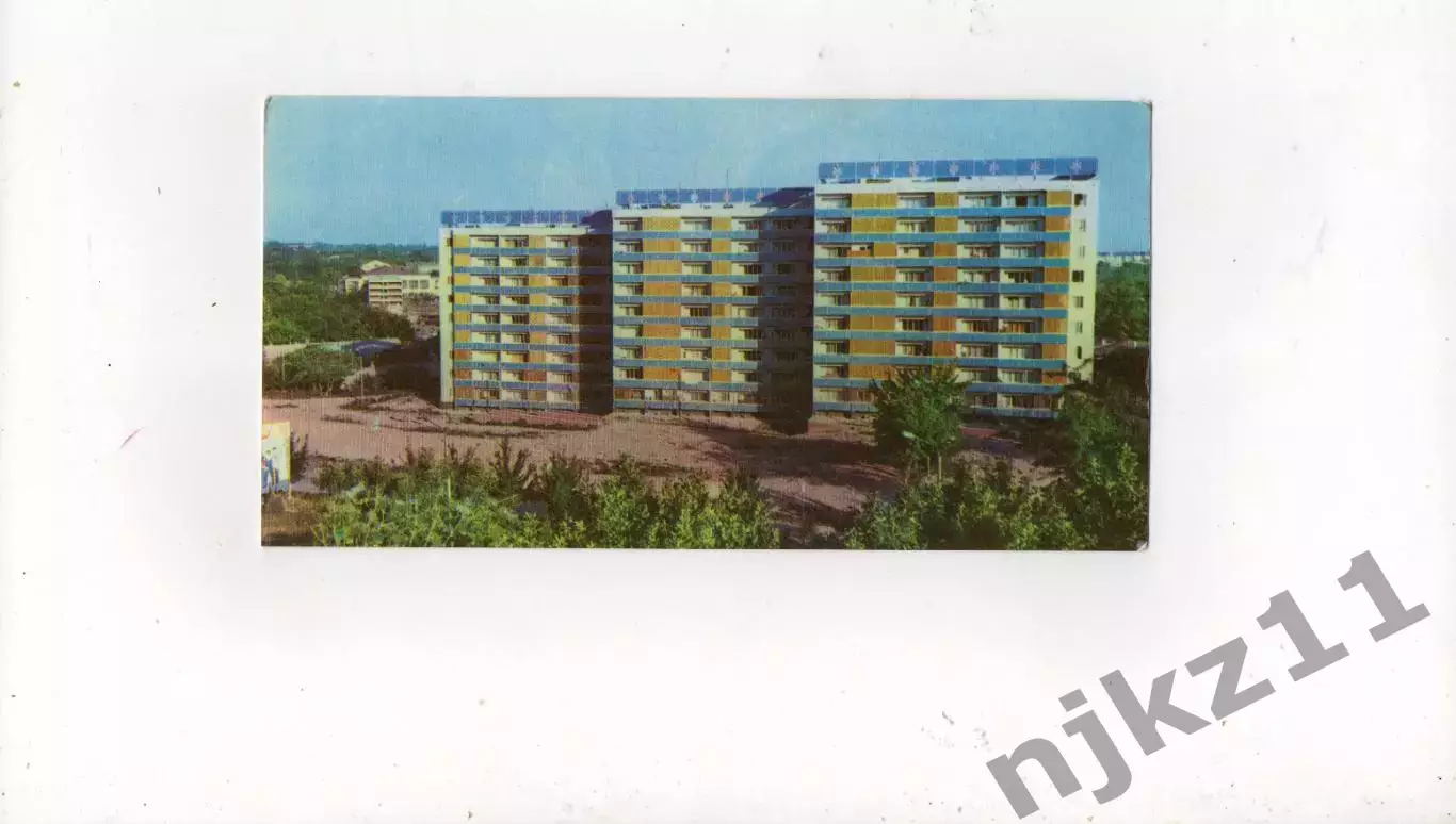 Ташкент Жилые дома на улице Пушкина 1979 Варфоломеев СССР Узбекистан