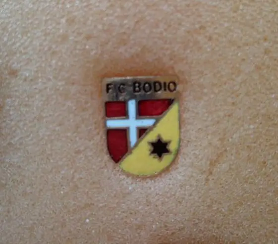 ФК Бодио Швейцария штамп на реверсе