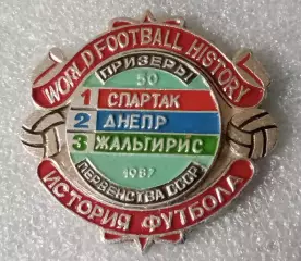 Спартак,Днепр,Жальгирис призеры 1987 г.история