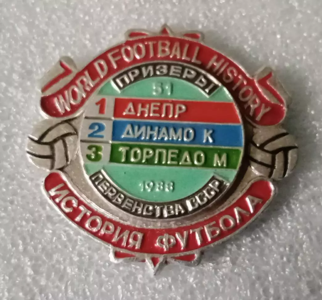 Днепр,Динамо Киев,Торпедо призеры 1988 г.история
