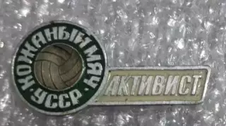 Кожаный мяч УССР активист
