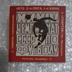 Спартак Ивано-Франковск,Говерла,Таврия призеры 2-я лига 1972 г.