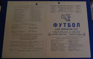 Кривбас-Шахтер Горловка 23.05.1970 г.