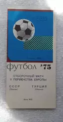 СССР-Турция 1975 г.