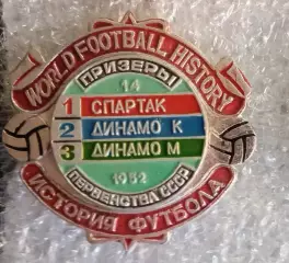 Спартак,Динамо Киев,Динамо Москва призеры 1952 г.история
