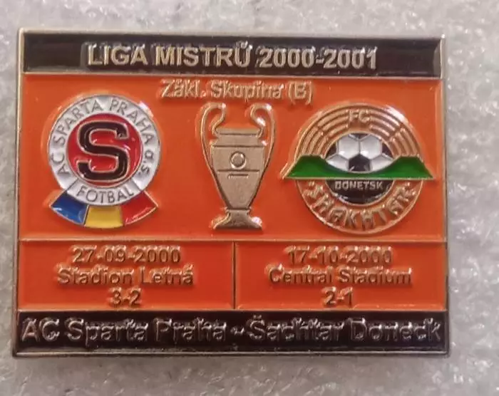 Спарта-Шахтер 2000-2001 г.