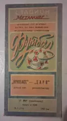 Кривбас-Заря 13.05.1985 г.