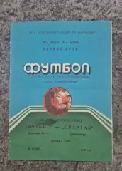 Кривбас-Спартак Житомир 24.05.1987 г.