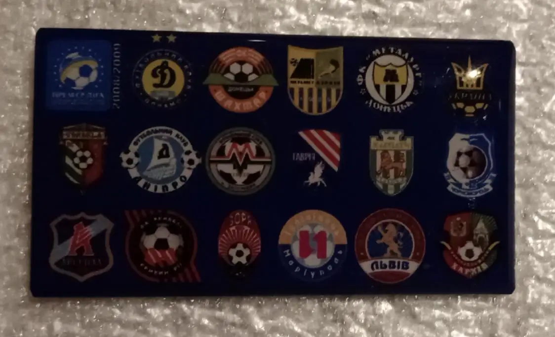 Динамо Киев,Шахтер,Металлист,Днепр,Заря,Карпаты,Черноморец,Ильичевец 06-07 г.