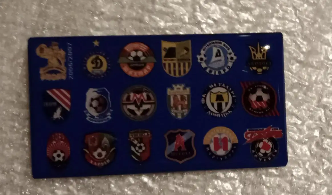 Динамо Киев,Шахтер,Металлист,Днепр,Черноморец,Карпаты,Заря,Металлург 06-07 г.