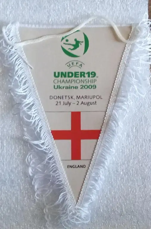 футбол Англия Чемпионат Европы юноши 09 г.официальный