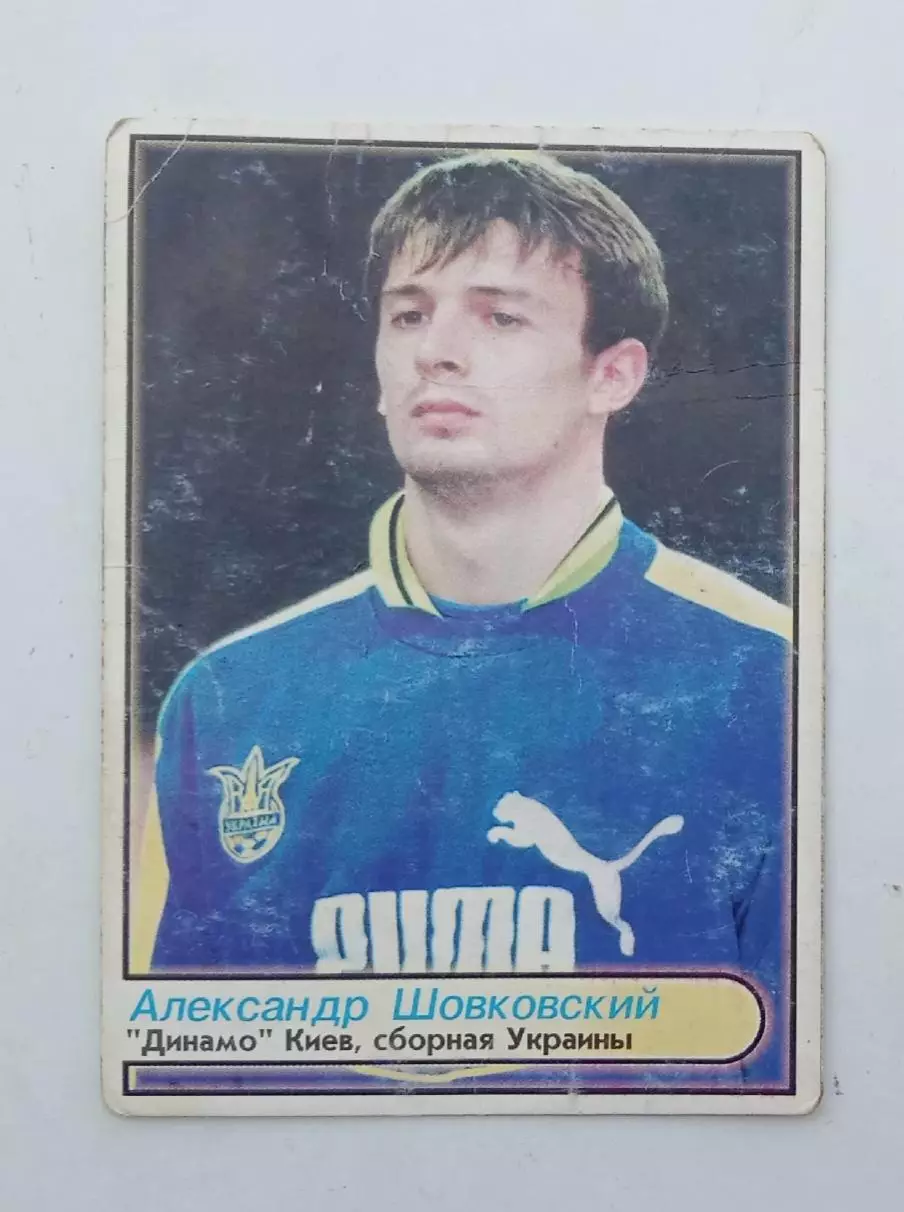 Александр Шовковский Динамо Киев,сб.Украины 2001 г.
