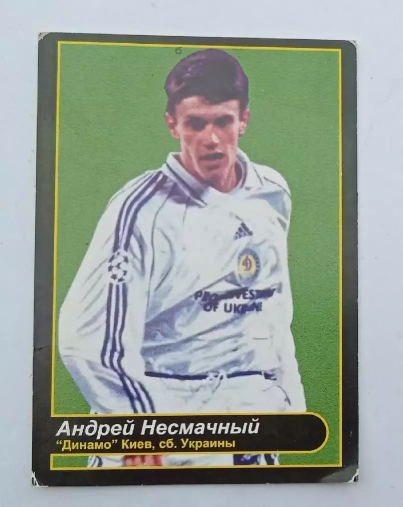Андрей Несмачный Динамо Киев,сб.Украины 2001 г.