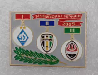 Динамо Киев,Александрия,Шахтер призеры 2025 г.