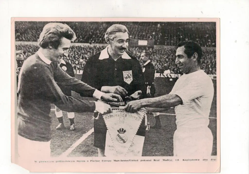 Фотография Реал Испания Манчестер Юнайтед Англия Еврокубок