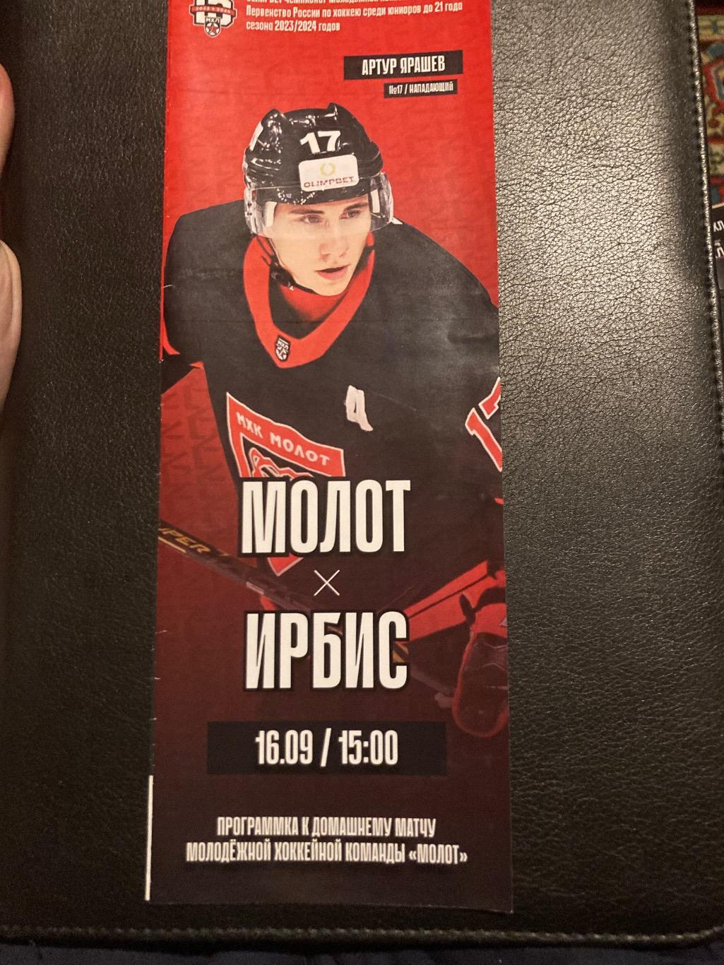 Молот Пермь Ирбис Казань 2023 Россия ВХЛ