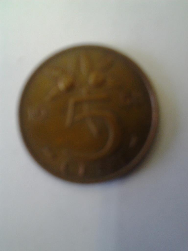 Голландия 5 центов 1980