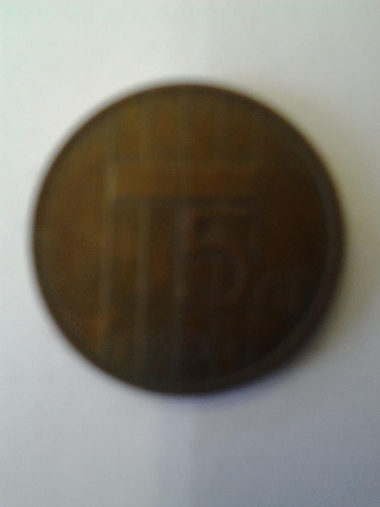 Голландия 5 центов 1987