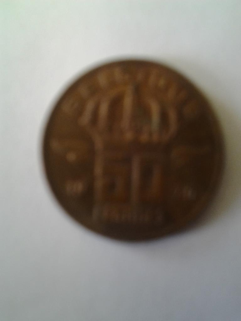 Бельгия 50 сантимов 1970