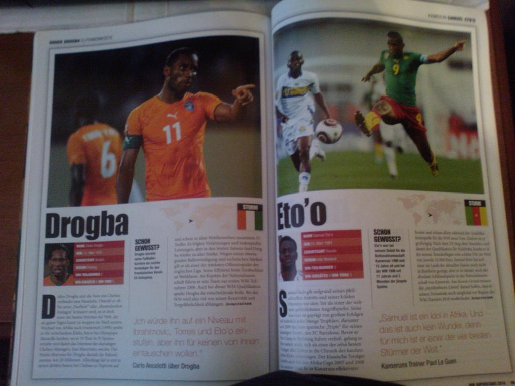 Футбольный журнал. WM 2010 superstars(все суперзвезды к 2010 году) 4