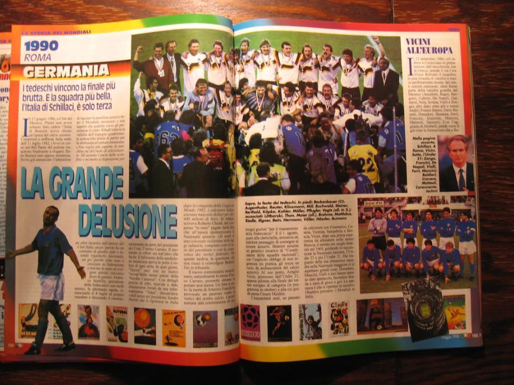 Четыре журнала Calcio 2000.(один без обложки) 7