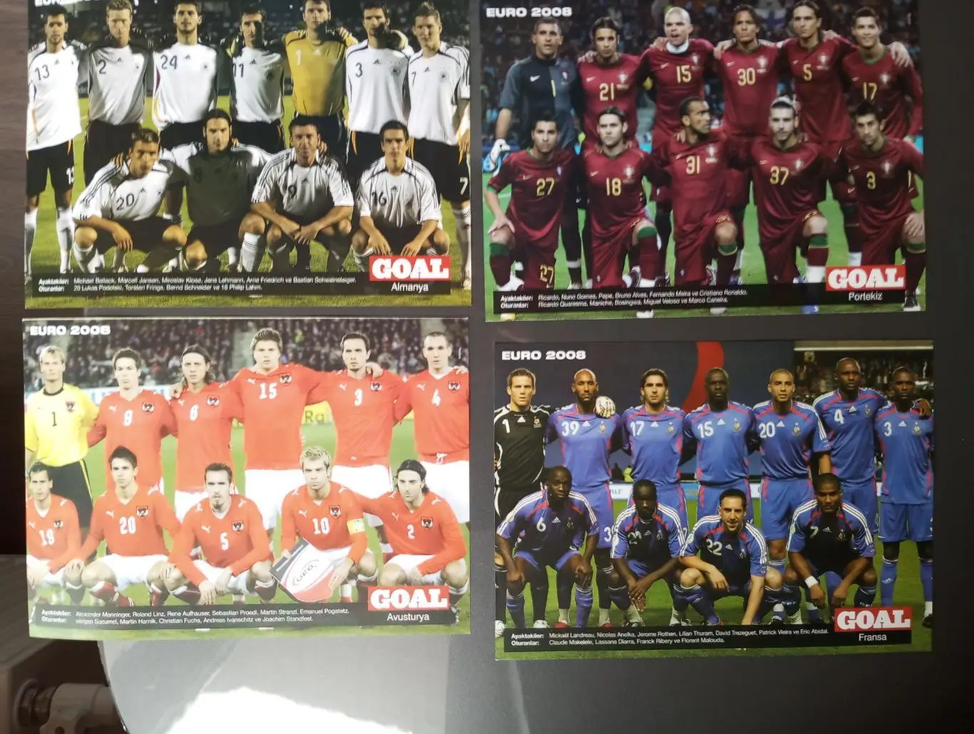 ЕВРО 2008. 16 команд из турецкого журнала Goal