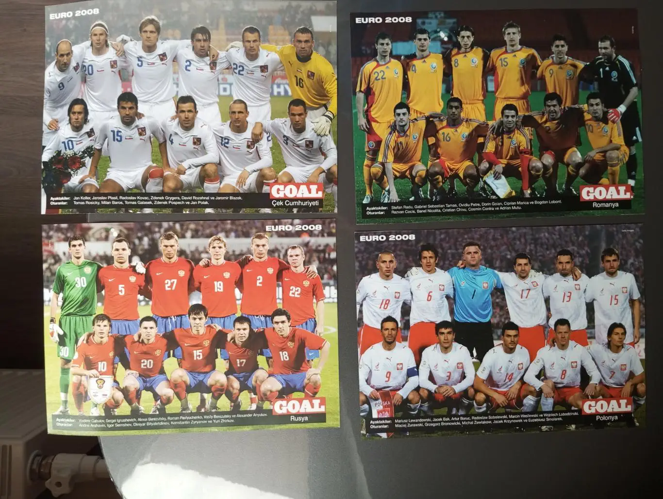 ЕВРО 2008. 16 команд из турецкого журнала Goal 2