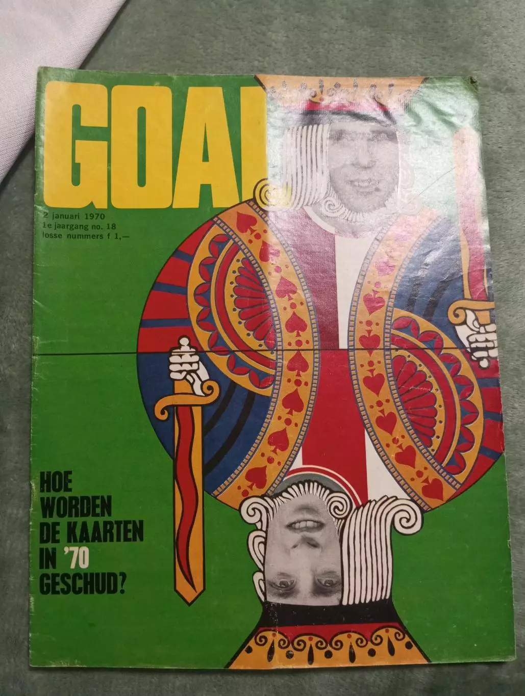 Голландский журнал Goal . 1970 года