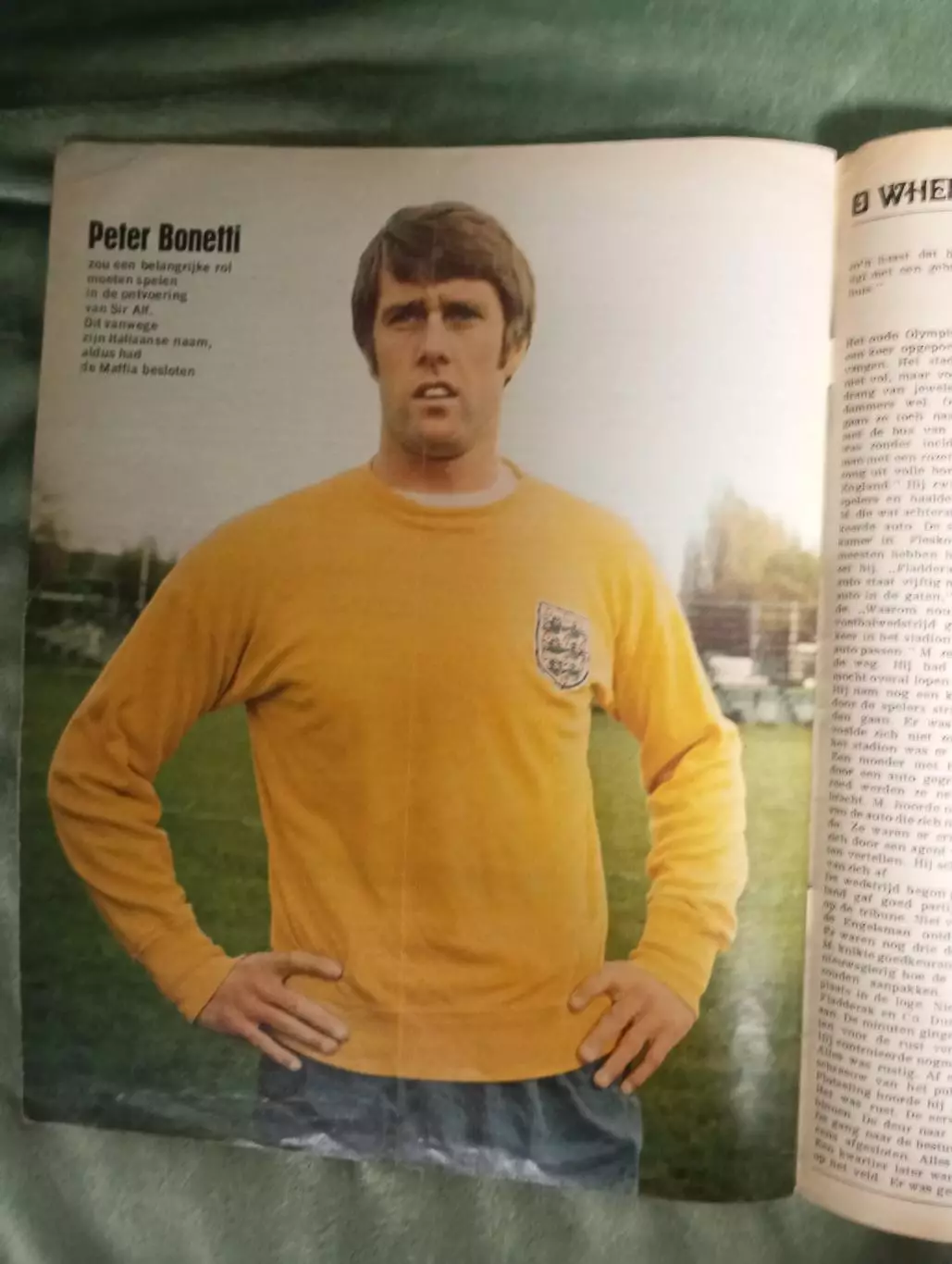 Голландский журнал Goal . 1970 года 2