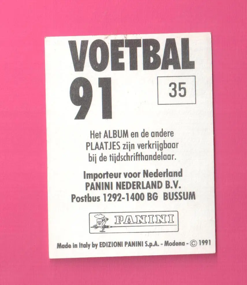 VOETBAL 91-№ 35(Эд де Гуй) 1