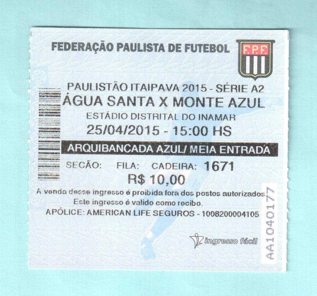 Agua Santa-Monte Azul 25.04.2015