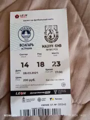 Волгарь Астрахань-- Машук -КМВ Пятигорск 08.03.2026 г. Вторая лига А золото