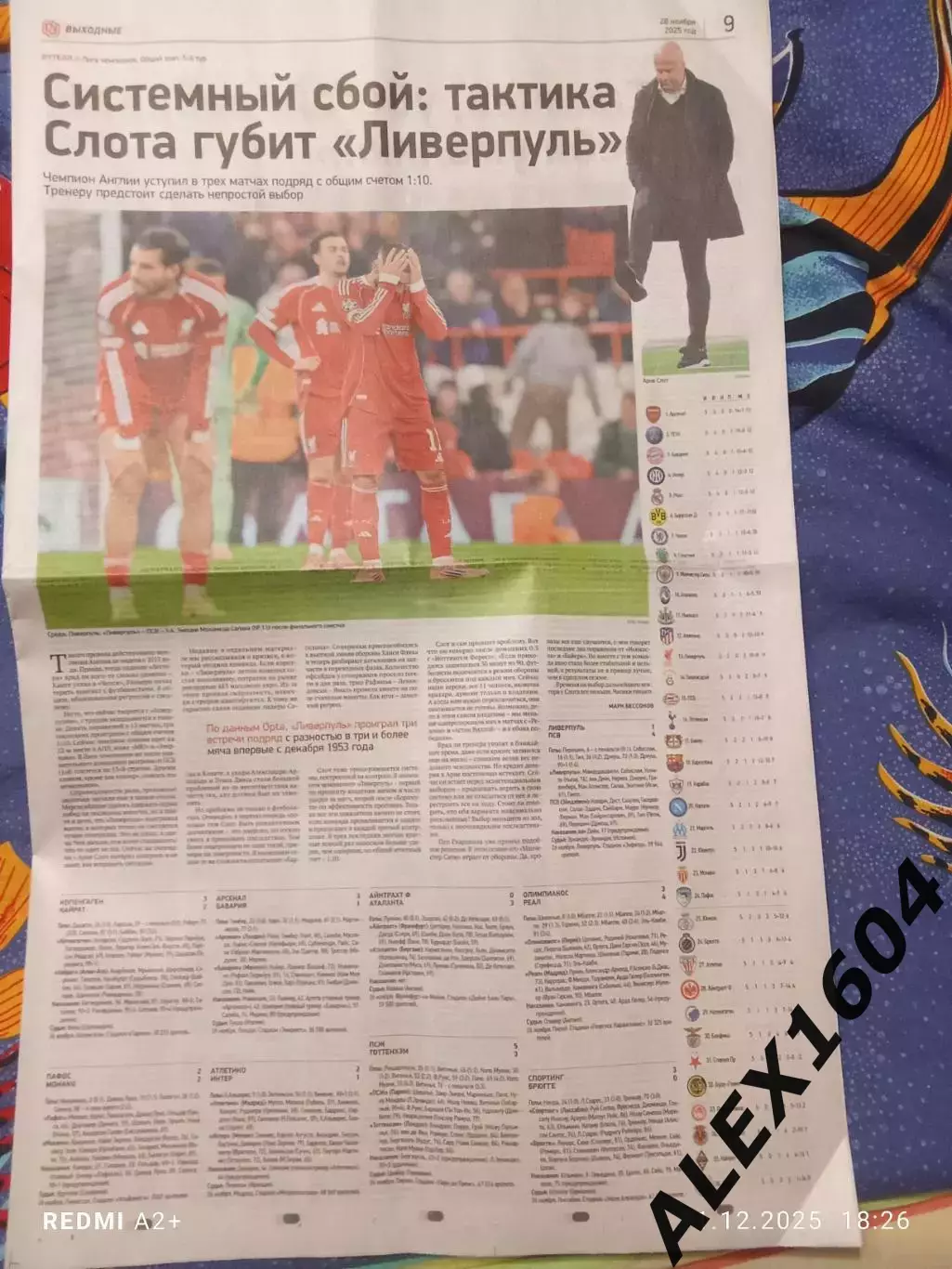 Спорт экспресс # 224(9552) 28.11.2025 г. 2