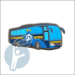 Металлический значок Динамо Киев (автобус)