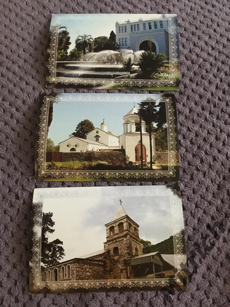 15 почтовых открыток г. Гагра Абхазия 1989 г. 5