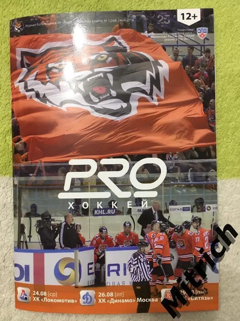 Амур Хабаровск - Локомотив Ярославль, Динамо Москва, Витязь Подольск 2016 / 2017