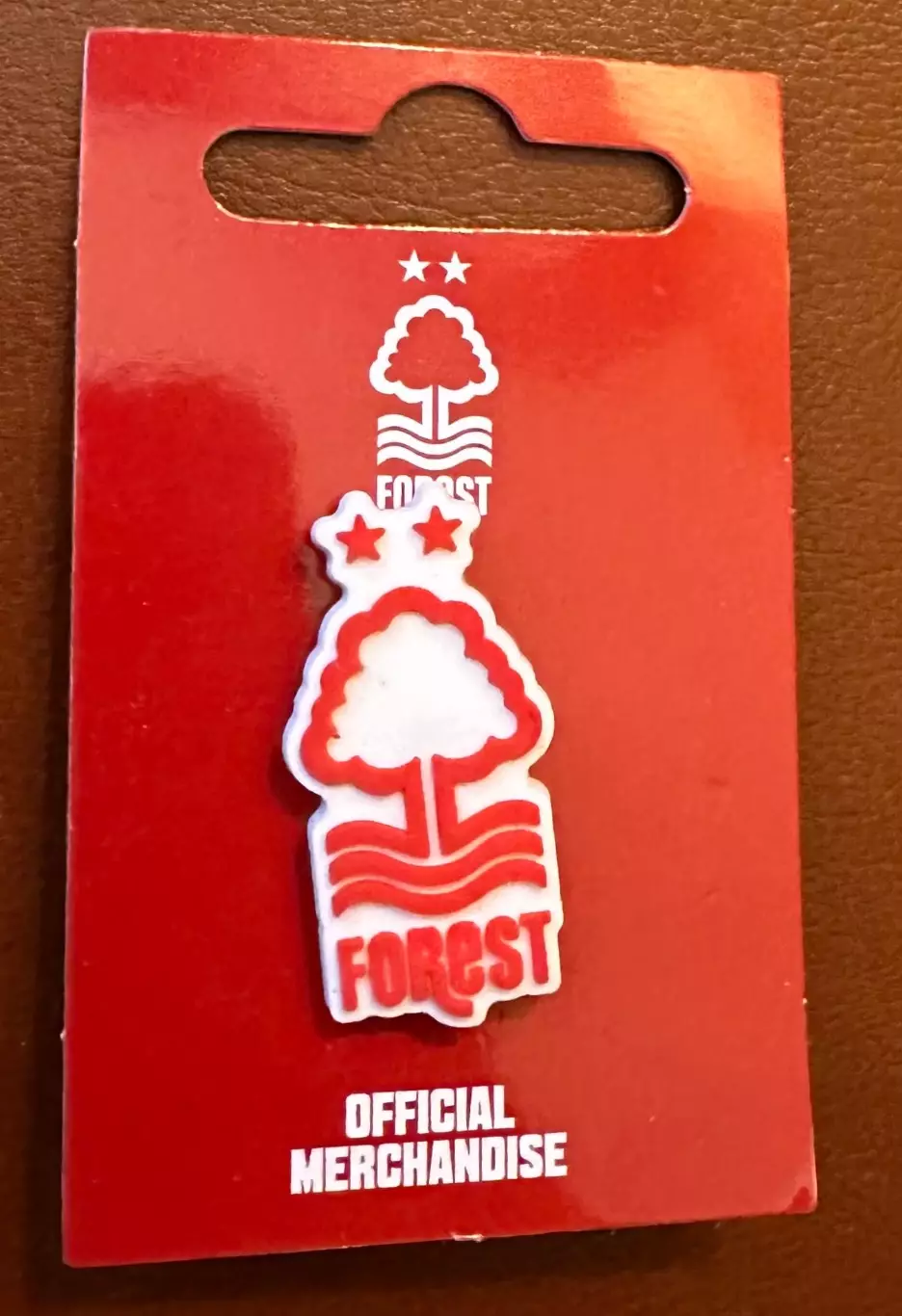 Официальный знак ФК Ноттингем Форест (Англия) ПВХ