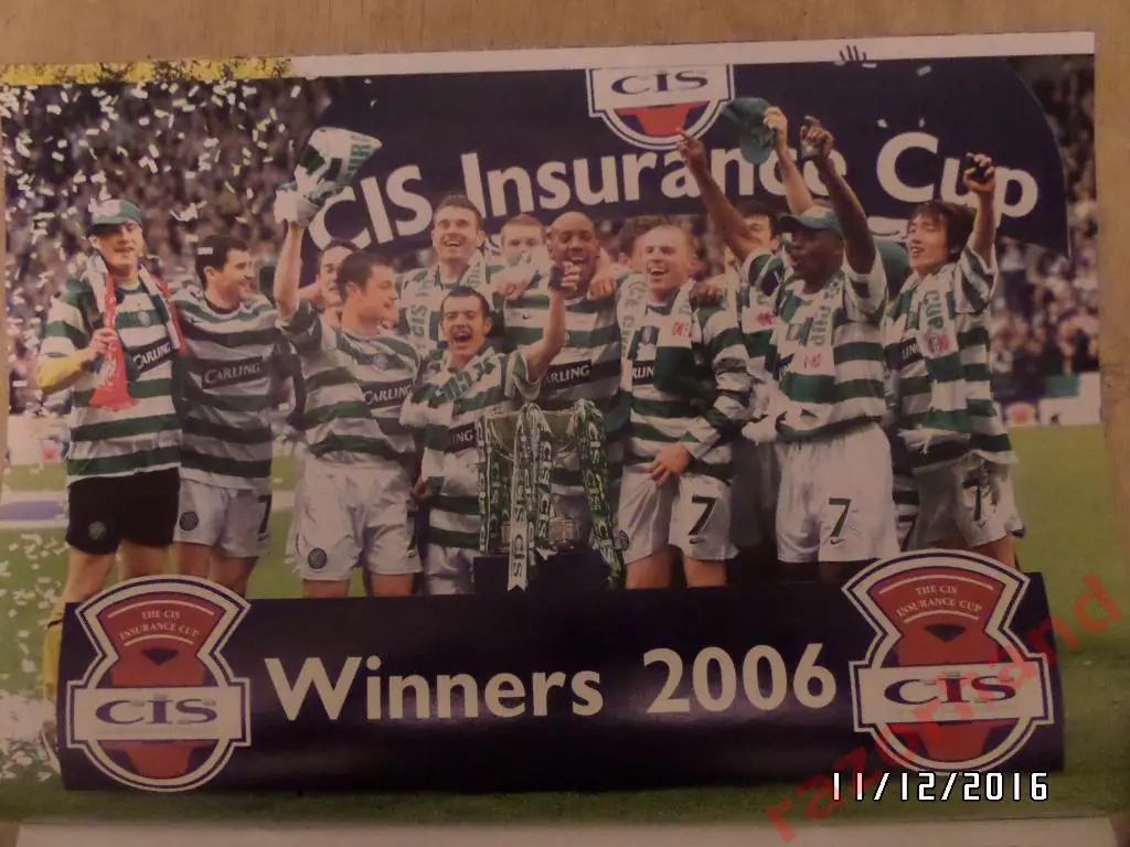 Селтик Шотландия - 2006 - постер из журнала Футбол Украина