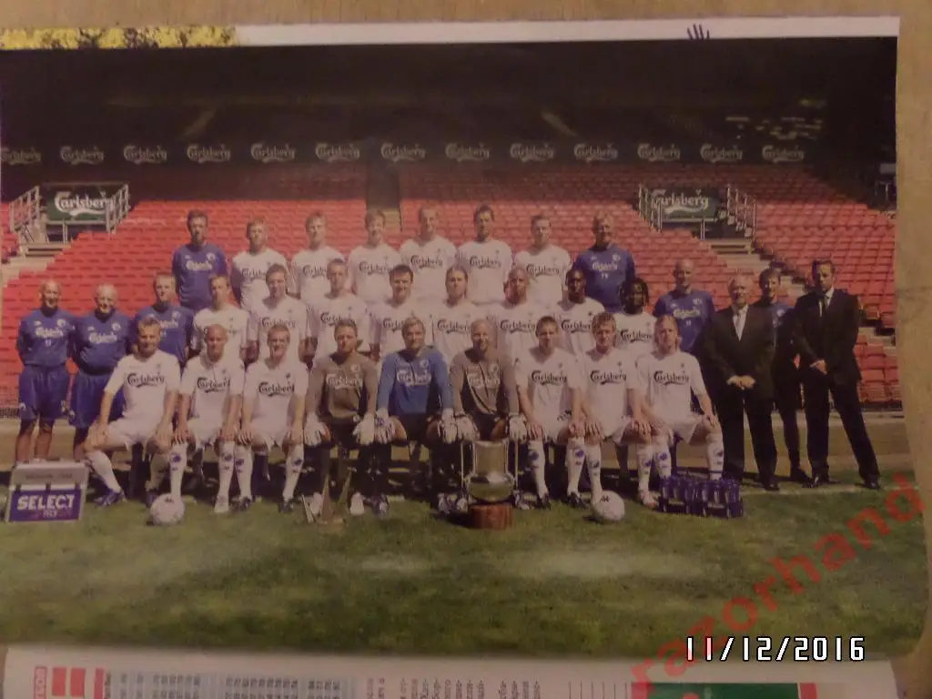 ФК Копенгаген Дания - 2006 - постер из журнала Футбол Украина