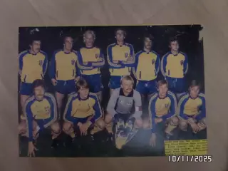 Постер. Сборная Швеции. конец 70-х-начало 80-х годов