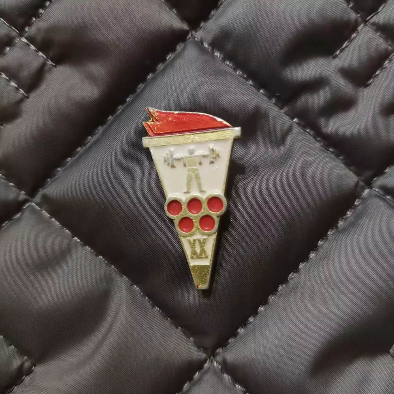 Знак - ХХ літні Олімпійські ігри - важка атлетика