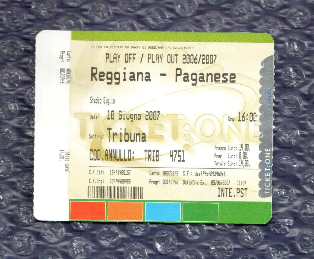ITALIA-SERIE С2 /// Реджиана-Паганезе 10.06.2007