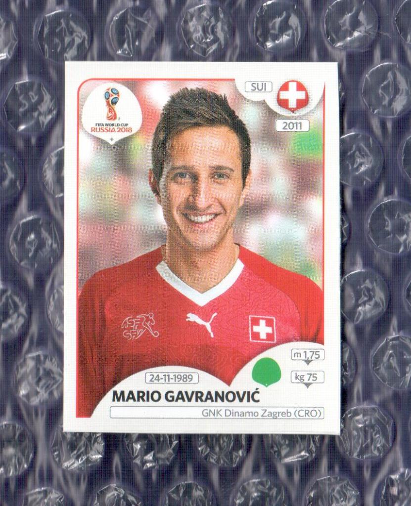 FIFA WORLD CUP 2018 // PANINI - ПАНИНИ // Швейцария-Mario Gavranovic