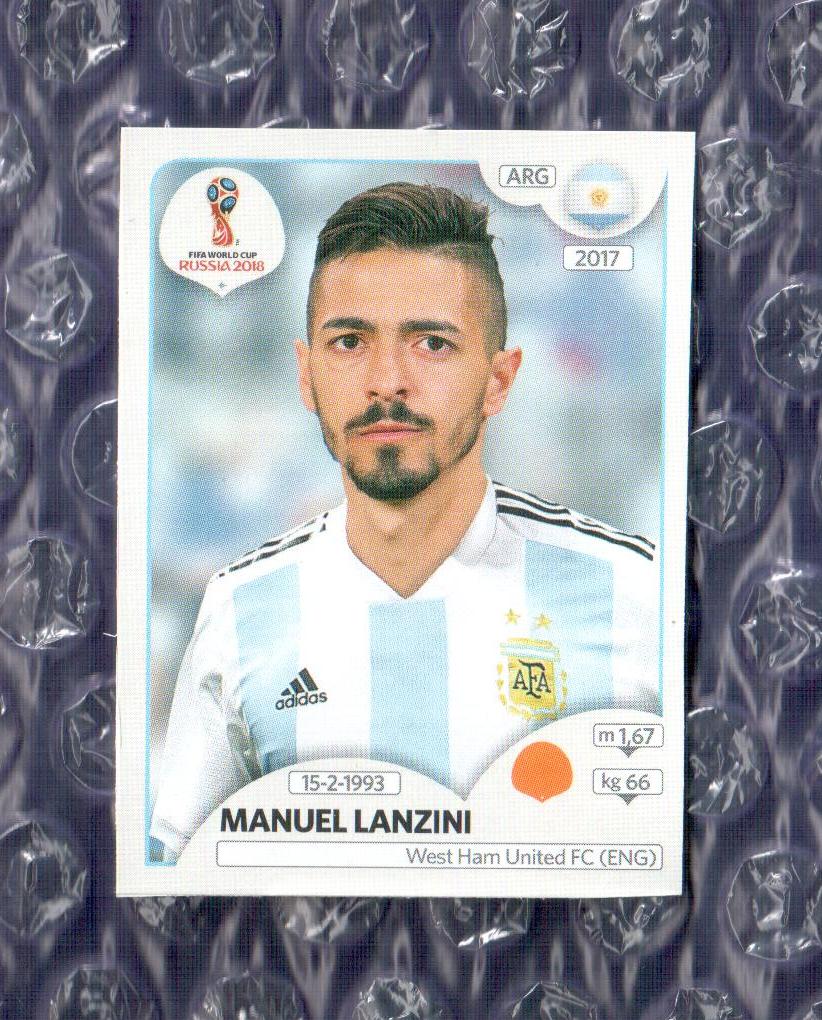 FIFA WORLD CUP 2018 // PANINI - ПАНИНИ // Аргентина-Manuel Lanzini