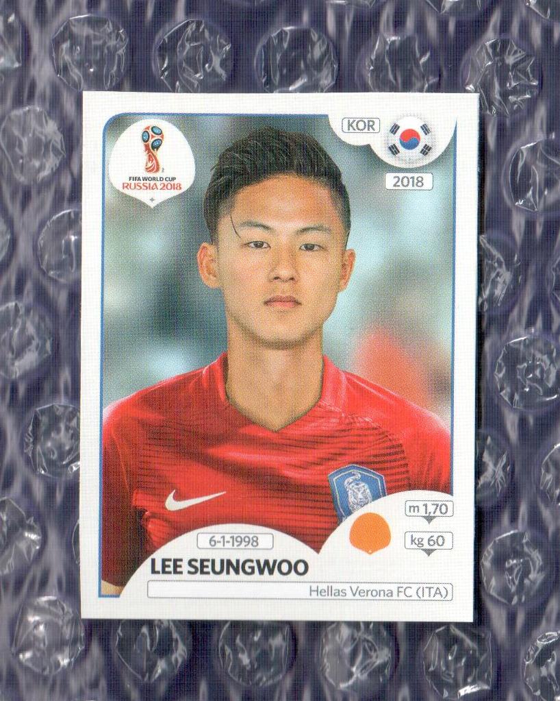 FIFA WORLD CUP 2018 // PANINI - ПАНИНИ // Корея-Lee Seungwoo