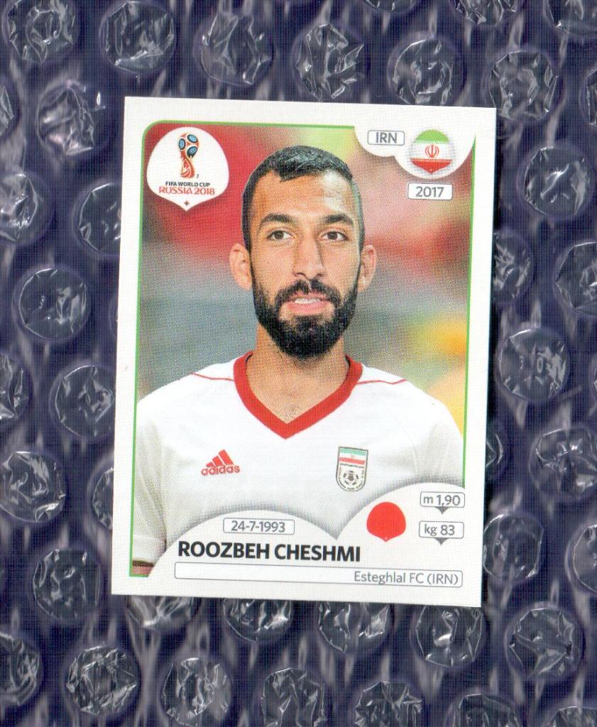 FIFA WORLD CUP 2018 // PANINI - ПАНИНИ // Иран-Roozbeh Cheshmi